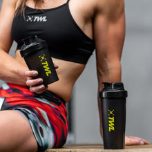 Load image into Gallery viewer, TWL - SHAKER BOTTLE - MATTE BLACK - SMALL