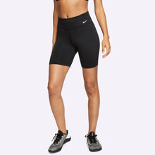 Load image into Gallery viewer, Nike - One Women's 7inch Training Shorts - BLACK/WHITE