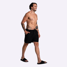 Load image into Gallery viewer, TWL - MENS EVERYDAY SWIM SHORTS - BLACK/SKETCH