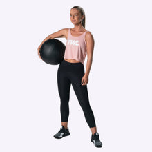 Load image into Gallery viewer, TWL - Women's Cropped Spirit Tank - BLUSH PINK/WHITE
