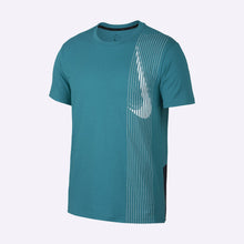 Load image into Gallery viewer, Nike - Dri-FIT Men's Short-Sleeve Training Top - Spirit Teal/Obsidian/White