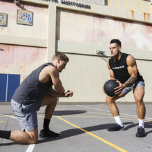 Load image into Gallery viewer, The Brave - Men's Waverider Muscle Tank - Black/White