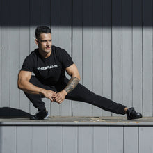 Load image into Gallery viewer, The Brave - Men's Waverider T-Shirt - Black/White