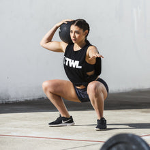 Load image into Gallery viewer, The WOD Life - Men's Classics Gunship Muscle Tank - Black/White