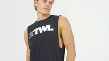 Load image into Gallery viewer, The WOD Life - Men's Classics Gunship Muscle Tank - Black/White