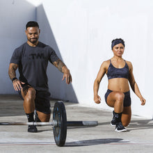 Load image into Gallery viewer, The WOD Life - Men's Classics Flux T-Shirt - Charcoal/Black