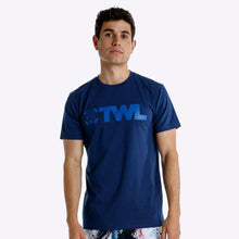 Load image into Gallery viewer, The WOD Life - Men's Classics Flux T-Shirt - Indigo/Surf Blue