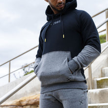 Load image into Gallery viewer, The WOD Life - Outrider Overhead Hoodie - BLACK/CHARCOAL MARL