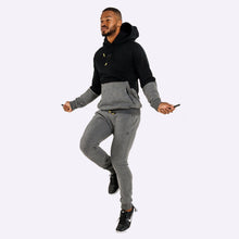 Load image into Gallery viewer, The WOD Life - Outrider Overhead Hoodie - BLACK/CHARCOAL MARL