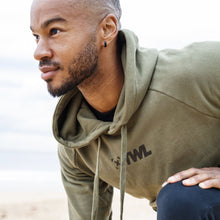 Load image into Gallery viewer, The WOD Life - Outrider Overhead Hoodie - KHAKI/BLACK