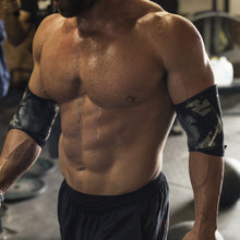 Load image into Gallery viewer, Rehband RX Elbow Sleeve - 5mm - Camo - SINGLE