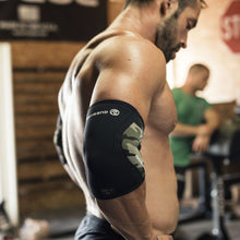 Load image into Gallery viewer, Rehband RX Elbow Sleeve - 5mm - Camo - SINGLE