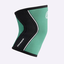 Load image into Gallery viewer, Rehband RX Knee Sleeve 5mm Emerald Green/Black - SINGLE
