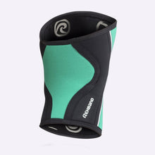 Load image into Gallery viewer, Rehband RX Knee Sleeve 5mm Emerald Green/Black - SINGLE