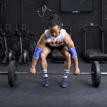 Load image into Gallery viewer, Rehband RX Original Elbow Sleeve - 5mm - Blue - SINGLE