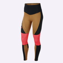 Load image into Gallery viewer, Nike - Dri-FIT Power Women's Graphic Training Tights - Wheat/Black/Ember Glow/White