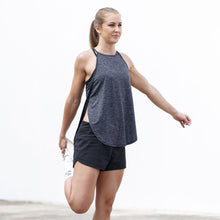 Load image into Gallery viewer, The WOD Life - Women's Featherweave Singlet - Charcoal Marle