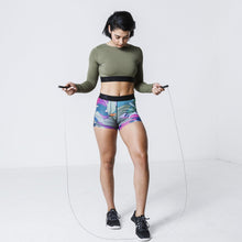 Load image into Gallery viewer, The WOD Life - Women's Classics Striker L/S Crop - Khaki