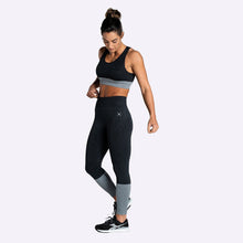 Load image into Gallery viewer, The WOD Life - Women's Endure Seamless Tights - Black/Charcoal Marle