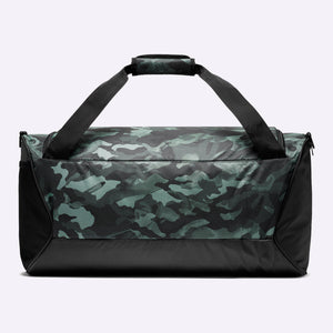 Nike - Brasilia Printed Training Duffel Bag - Medium - LIGHT SMOKE GREY/BLACK/METALLIC COOL GREY