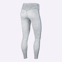 Load image into Gallery viewer, Nike - Women&#39;s Leopard Mid-Rise 7/8 Tights - SMOKE GREY/BLACK
