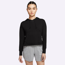 Load image into Gallery viewer, Nike - Yoga Women&#39;s Cropped Hoodie - BLACK/DARK SMOKE GREY
