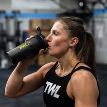 Load image into Gallery viewer, TWL - SHAKER BOTTLE - MATTE BLACK - LARGE
