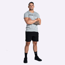 Load image into Gallery viewer, The Brave - Men&#39;s Fearless T-Shirt - Light Grey Marl
