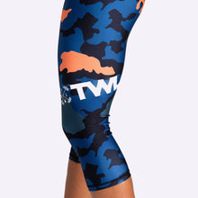 Load image into Gallery viewer, The WOD Life - Women&#39;s Lazerline Crop Tights - Beacon
