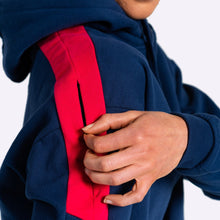 Load image into Gallery viewer, The WOD Life - Women&#39;s Wanderer Cropped Hoodie - INDIGO/CERISE
