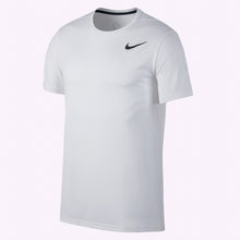 Load image into Gallery viewer, Nike Breathe - Men&#39;s Training Top - White/White/Black
