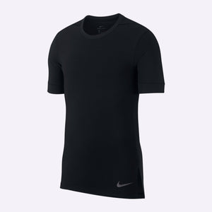 Nike - Dri-FIT Men's Short-Sleeve Training Top - Black/Dark Grey