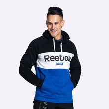 Load image into Gallery viewer, Reebok - Men&#39;s Training Essentials Linear Logo Hoodie - Black
