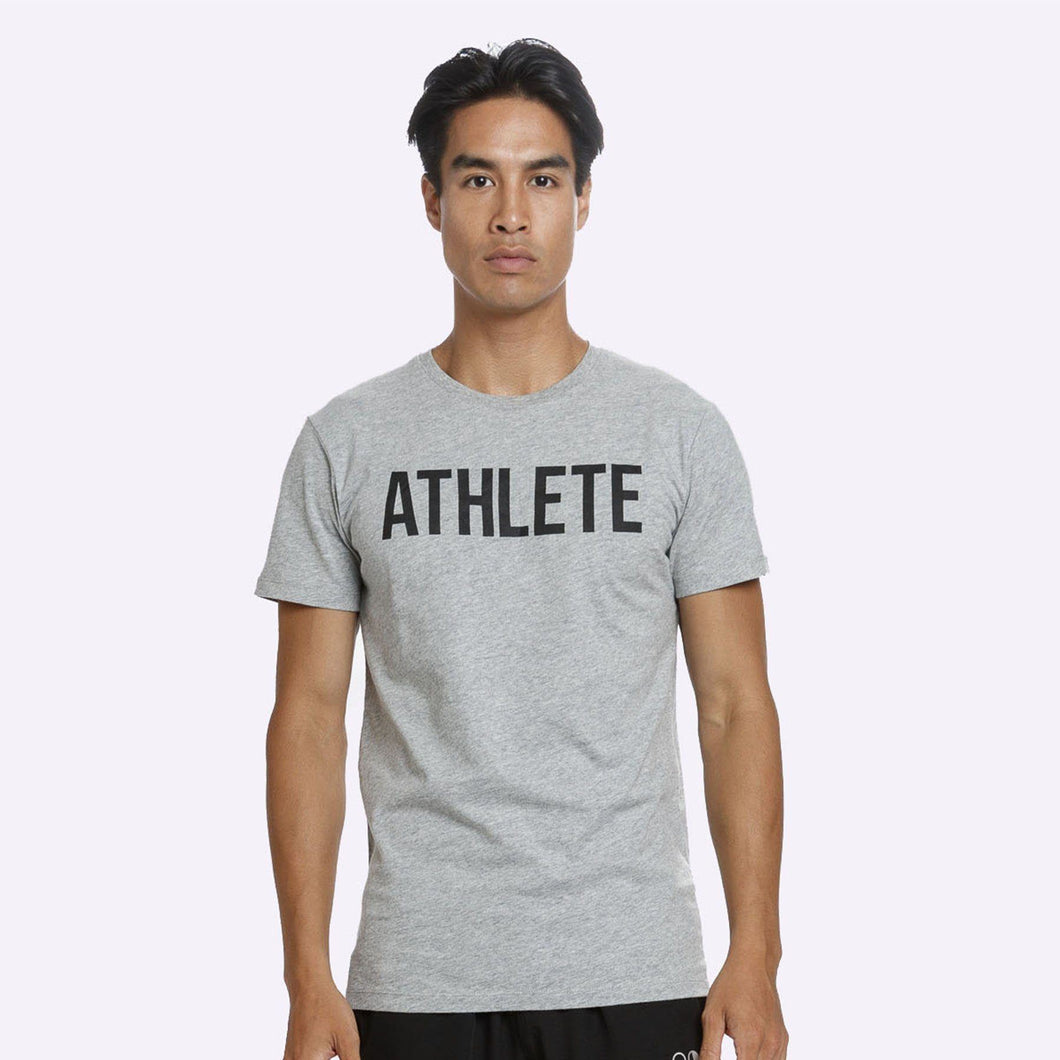The Brave - Men's Athlete T-Shirt - Light Grey Marl