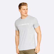 Load image into Gallery viewer, The Brave - Men&#39;s T-Shirt - Light Grey/White

