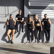 Load image into Gallery viewer, The Brave - Men&#39;s Waverider Muscle Tank - Black/White
