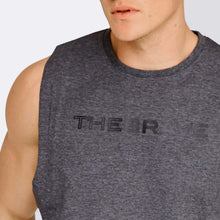 Load image into Gallery viewer, The Brave - Men&#39;s Waverider Muscle Tank - Charcoal/Black

