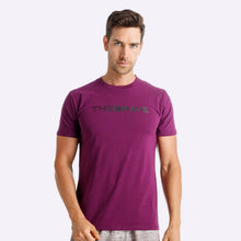 Load image into Gallery viewer, The Brave - Men&#39;s Waverider T-Shirt - Plum/Black
