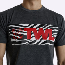 Load image into Gallery viewer, The WOD Life - Men&#39;s Classics GFX T-Shirt - Charcoal/Zebra
