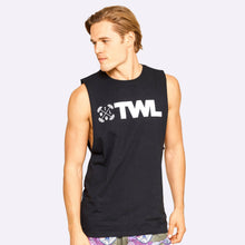 Load image into Gallery viewer, The WOD Life - Men&#39;s Classics Gunship Muscle Tank - Black/White
