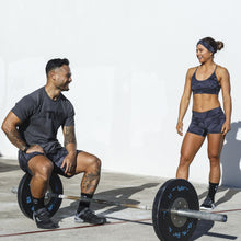 Load image into Gallery viewer, The WOD Life - Men&#39;s Classics Flux T-Shirt - Charcoal/Black
