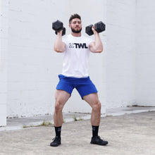 Load image into Gallery viewer, The WOD Life - Men&#39;s Classics Flux T-Shirt - White/Black
