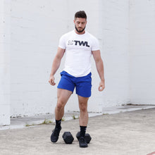 Load image into Gallery viewer, The WOD Life - Men&#39;s Classics Flux T-Shirt - White/Black
