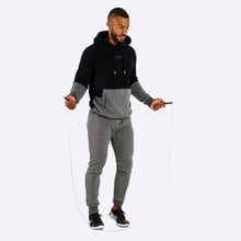 Load image into Gallery viewer, The WOD Life - Outrider Overhead Hoodie - BLACK/CHARCOAL MARL
