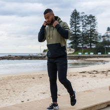 Load image into Gallery viewer, The WOD Life - Outrider Overhead Hoodie - KHAKI/BLACK
