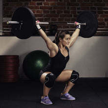 Load image into Gallery viewer, Rehband RX Knee Sleeves - 5mm - Black/White - PAIR
