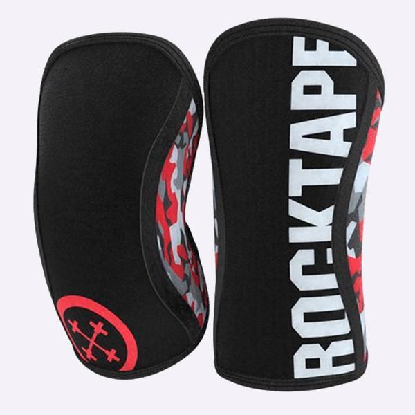 RockTape Assassins Knee Sleeves - 5mm & 7mm - Red Camo - PAIR