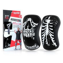 Load image into Gallery viewer, RockTape Assassins Knee Sleeves - 5mm &amp; 7mm - Skull - PAIR
