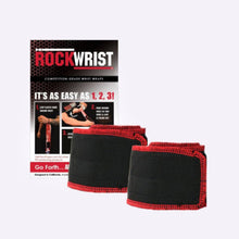 Load image into Gallery viewer, RockTape Rock Wrist - Wrist Wraps - Black/Red
