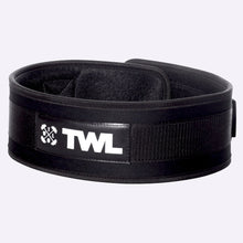 Load image into Gallery viewer, TWL - 4 inch Velcro Weight Lifting Belt - Black
